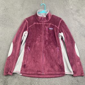 Patagonia Women’s XL Regulator R2 Full Zip Fleece Jacket Purple Fuzzy
